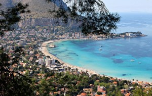 Panorama golfo di Mondello