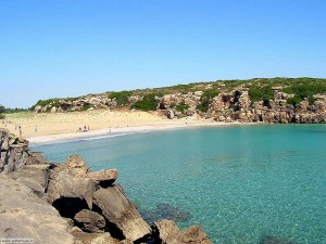 Spiaggia di calamosche a Siracusa